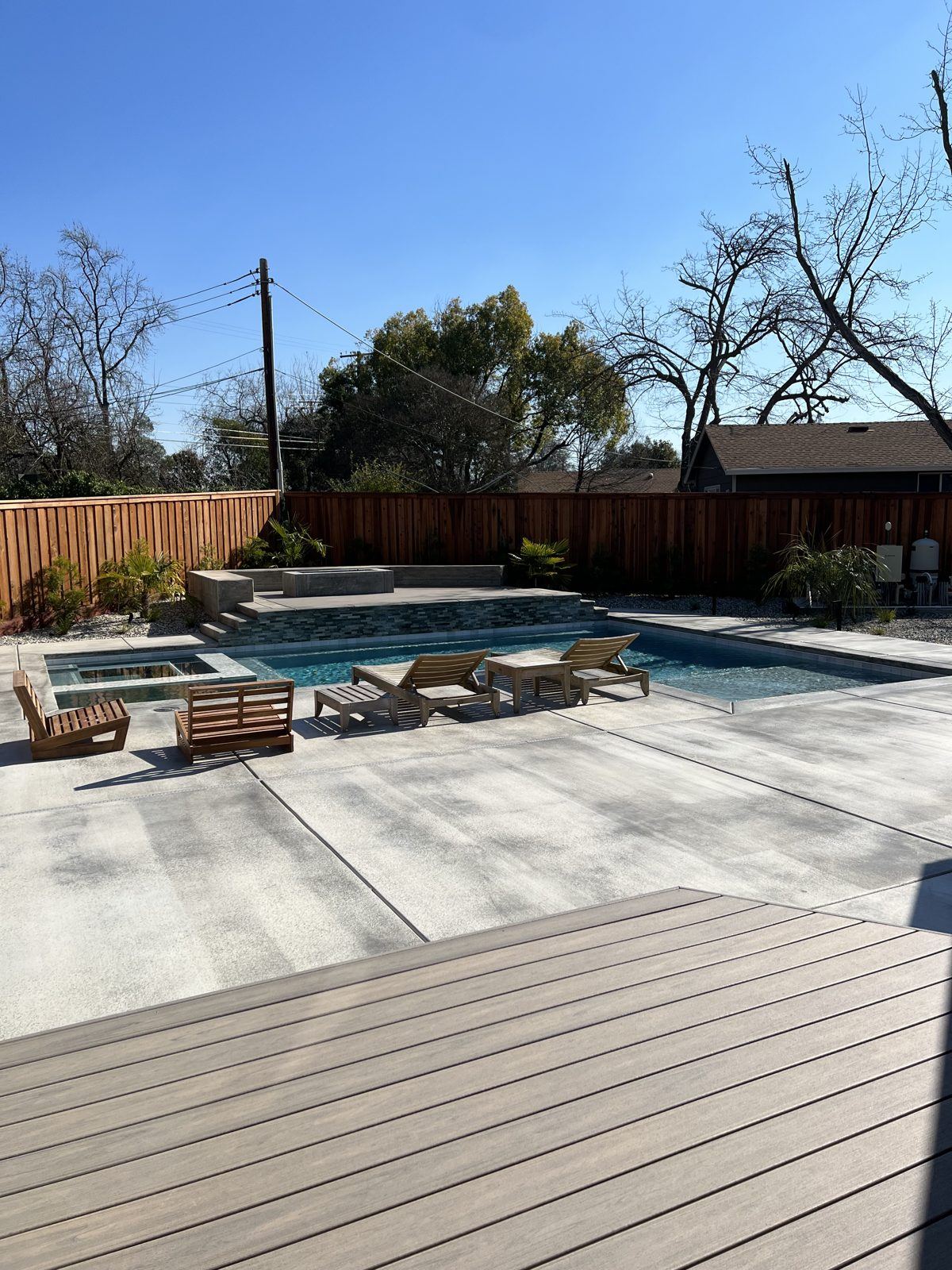A backyard, transformed. Outdoor / pool in Sacramento